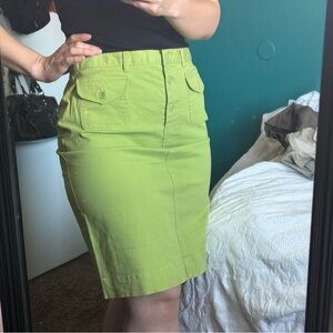 Jones New York Green Stretch Skirt